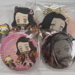 鬼滅の刃　ねずこ　缶バッジ　ラバスト