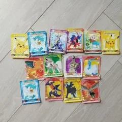 【人気キャラ多数】丸美屋 ポケモン シール 14枚セット ピカチュウ リザードン