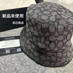 “新品未使用”COACH バケットハット 保存袋付き　値下げ中　即購入可 COACH バケットハット シグネチャー 美品 保存袋付 - メルカリ