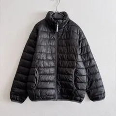 150㎝ 中綿　ブルゾン　ジャケット　アウター　上着　黒　羽織り　ジャンパー