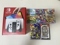 【ほぼ新品】有機ELモデル本体　ニンテンドースイッチ本体　ソフト5本＋256GB