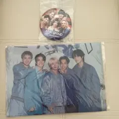 Aぇ! group 特典 クリアファイル&缶バッジ