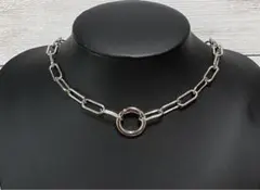 サージカルステンレス oリング チョーカー ネックレス