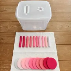 集中できるぽっとん落とし グラデーション ハンドメイド *満開の桜* ピンク系❹のサムネイル