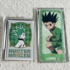 HUNTER×HUNTER 中国限定 購入特典 クリアカード ゴン 2種セット - メルカリ