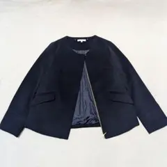 美品✨THE SHOP TK 2WAY ショートコート ネイビー/タケオキクチ