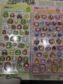 【正規品】たまごっち　ボンボンドロップシール　くちぱっち　めめっち