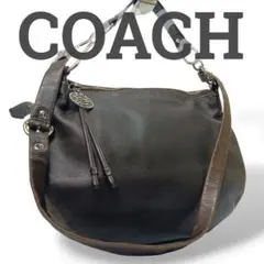 【美品】コーチ　COACH ホーボー　ショルダーバッグ　レザー　ワンショルダー 良品】COACH コーチ ワンショルダーバッグ ホーボー レザー