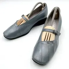 ペダラ アシックスウォーキング コンフォートパンプス レザー Y0928