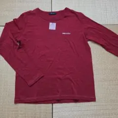 COMME CA ISM 長袖Tシャツ レッド Mサイズのサムネイル