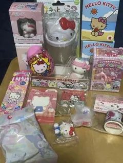 ハローキティまとめ売り　フィギュア　ガチャ　バスボム　レトロ　ハッピーセット