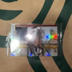 ロジャーバローズ 金箔サインカード サラブレッドホースコレクション