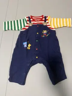 MIKI HOUSEミキハウス カバーオール ロンパース 70cm