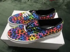【土日限定値下げ】VANS Authentic レインボー レオパード柄