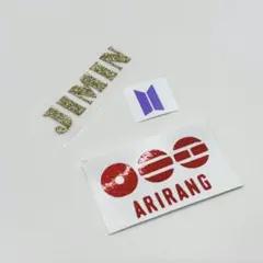 ARIRANG JIMIN ステッカー３点セット＊