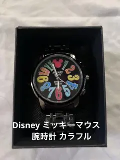 ち*こ様 Disney ミッキーマウス 腕時計 カラフル