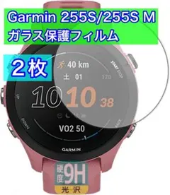 ★２枚★Garmin 255S ガラス保護フィルム Wipes付き