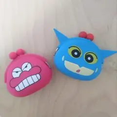 【2個セット】クレヨンしんちゃん ワニ山さん　シリコン がま口　コインケース