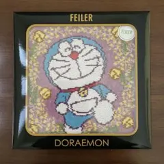 【完売品】FEILER×ドラえもん ハンカチ ミモザ柄