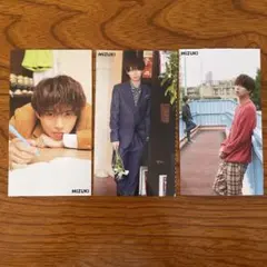 Myojo  HiHi Jets  井上瑞稀  厚紙カード3枚セット Jr