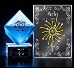 AdoSTADIUMLIVE2026 vip特典ストームグラス ブローチセット Ado Ao LIVE VIP 特典 ストームグラス ブローチ +銀テープ - メルカリ