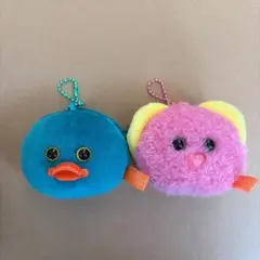 mojojojo フェイスポーチ　アヒル　ピンククマ