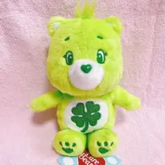 【アミューズメント専用商品】ケアベア　ぽってりきらきらぬいぐるみ　グリーン