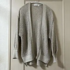 美品♡ 透かし柄ガウンカーディガン