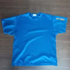 YONEX 青色 Tシャツ ロゴ入り
