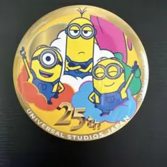 USJ 25周年 ミニオン 缶バッジ