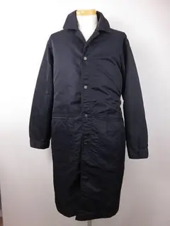 【値下げ】パッゾ　PAZZO　中綿入ライナー　ロングコート　2way仕様　M　紺のサムネイル