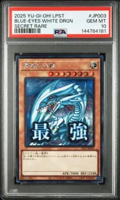 PSA10】遊戯王 青眼の白龍 地球イラスト 絵違い クオシク 25th - メルカリ