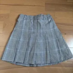 美品☆グローバルワーク　チェック柄 プリーツスカート