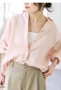 Plage RAMIE LYOCELL CROPPED シャツ ピンク - メルカリ