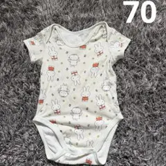 UNIQLO 絵本コレクションミッフィー 半袖ロンパース 肌着ボディスーツ