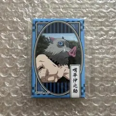 鬼滅の刃 嘴平伊之助 スクエアCANバッジ 缶バッジ