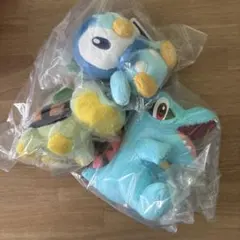ポケモン コロっとまんまるぬいぐるみ チコリータ ワニノコ ヒノアラシ