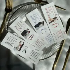 エスコートカード 席札 ウェディング 投票券 結婚式