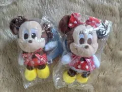 新品　ミッキー　ミニー　 ぬいぐるみ 2個セット ディズニー