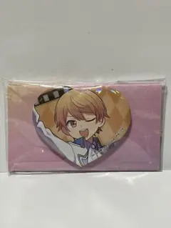 プロセカ　天馬司　キラキラビッグハート形 缶バッジ