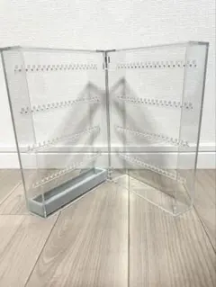 無印アクリルアクセサリーケース見開き収納