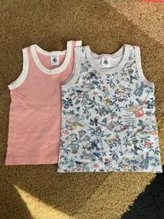 プチバトー　タンクトップ　90