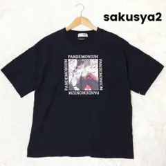 希少 sakusya2 アベイル【M〜L】ビックシルエットTシャツ 黒 女性用