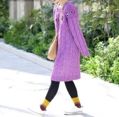 チチカカ TITICACA ニット　ワンピース　ケーブル　タグ付き