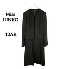 【ミスジュンコ】ワンピース ジャケット セットアップ 13AR ブラック 礼服