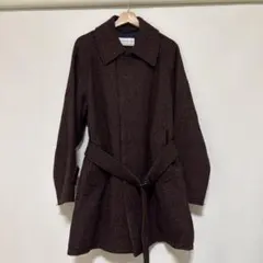 TOMORROWLAND チェック柄 ステンカラーコート