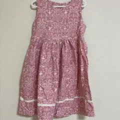 ノースリーブワンピース　ピンク　バレリーナ　MOO NON NON 120cm