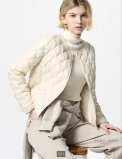 ユニクロ UNIQLO パフテックキルティングジャケット/ウォームパデッド M