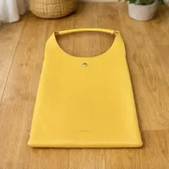 Legato Largo（レガートラルゴ）レザー風トート イエロー