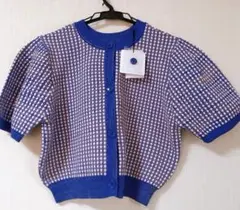 【SALE】GRL 前後2Way幾何学柄ショート丈カーディガン